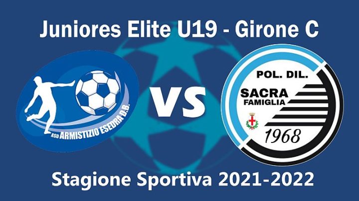 Calcio Armistizio Esedra don Bosco 8^ giornata Juniores Elite U19 Girone C Stagione sportiva 2021 2022
